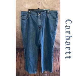 Carhartt Mens Relaxed Fit Jeans Men’s size 42”x30”-EUC!!